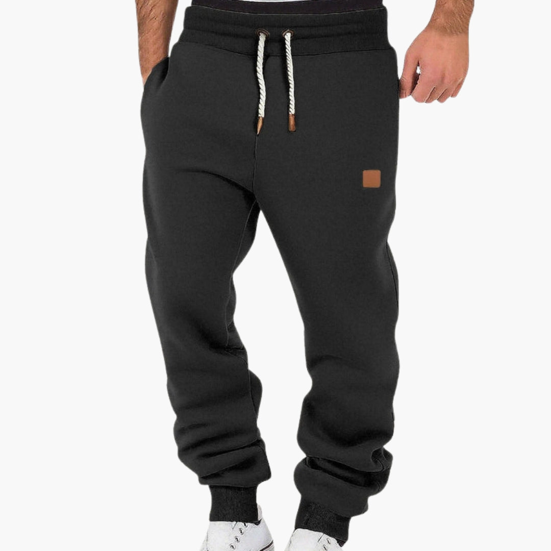 Elliot | Elegant Jogging Bukser med Snoretalje og Ribkant