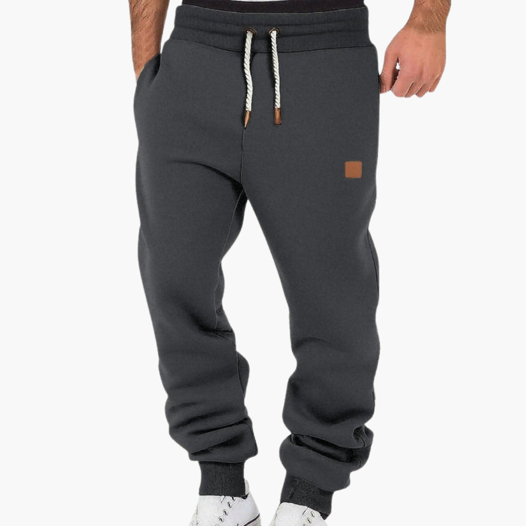 Elliot | Elegant Jogging Bukser med Snoretalje og Ribkant