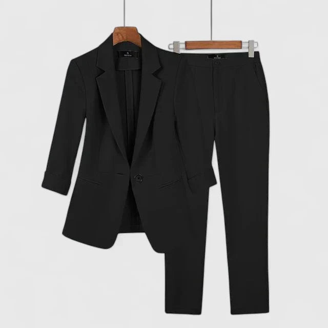 Emily | Effortless Single-Breasted Blazer and Pants Set