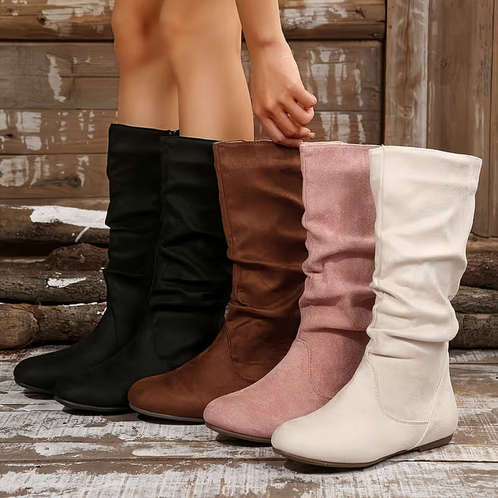Emily | Refined Slouchy Mid-Calf Winter Boots