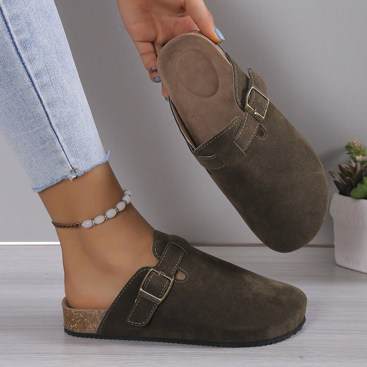 Emma | Effortless Buckle Strap Clog Slippers
