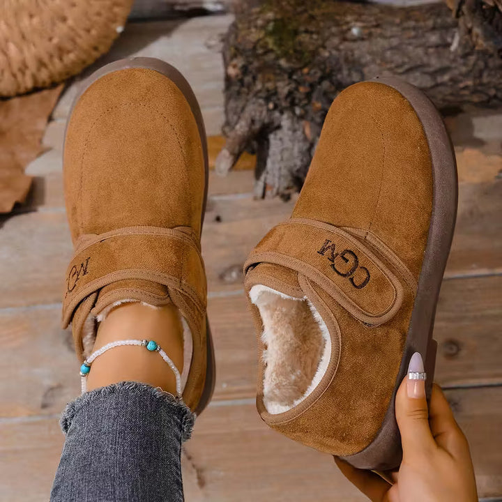 Emma | Stylish Plush-Lined Closed Toe Slippers