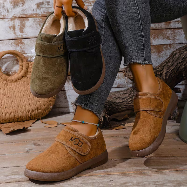 Emma | Stylish Plush-Lined Closed Toe Slippers
