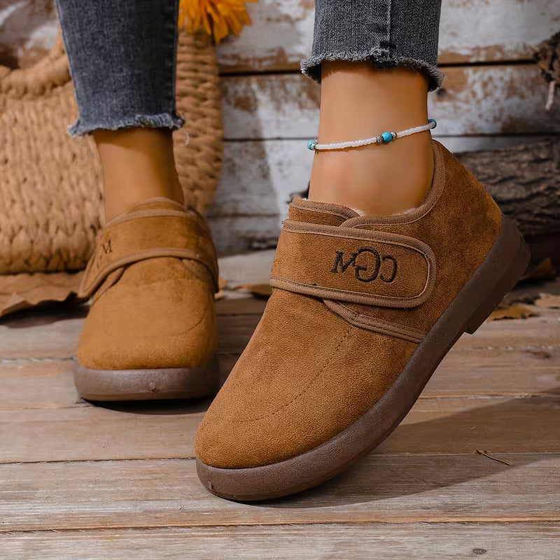 Emma | Stylish Plush-Lined Closed Toe Slippers