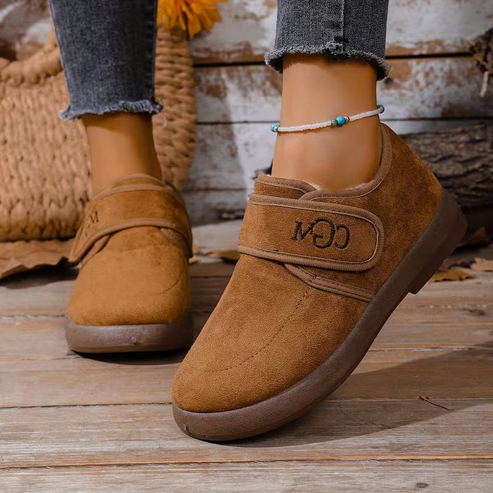 Emma | Stylish Plush-Lined Closed Toe Slippers