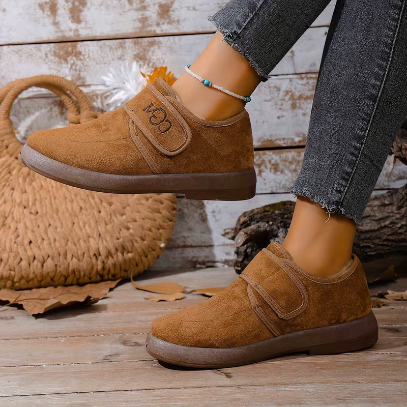 Emma | Stylish Plush-Lined Closed Toe Slippers
