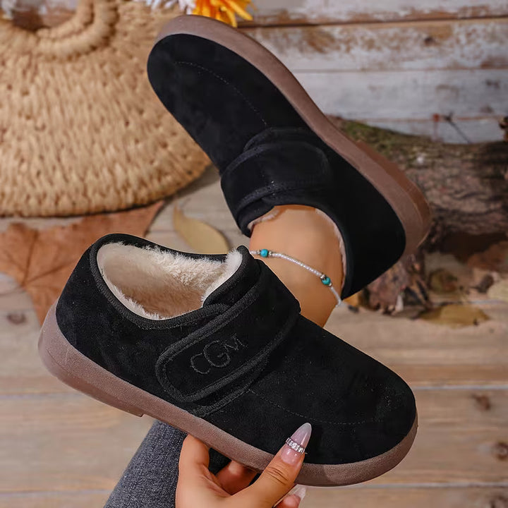 Emma | Stylish Plush-Lined Closed Toe Slippers