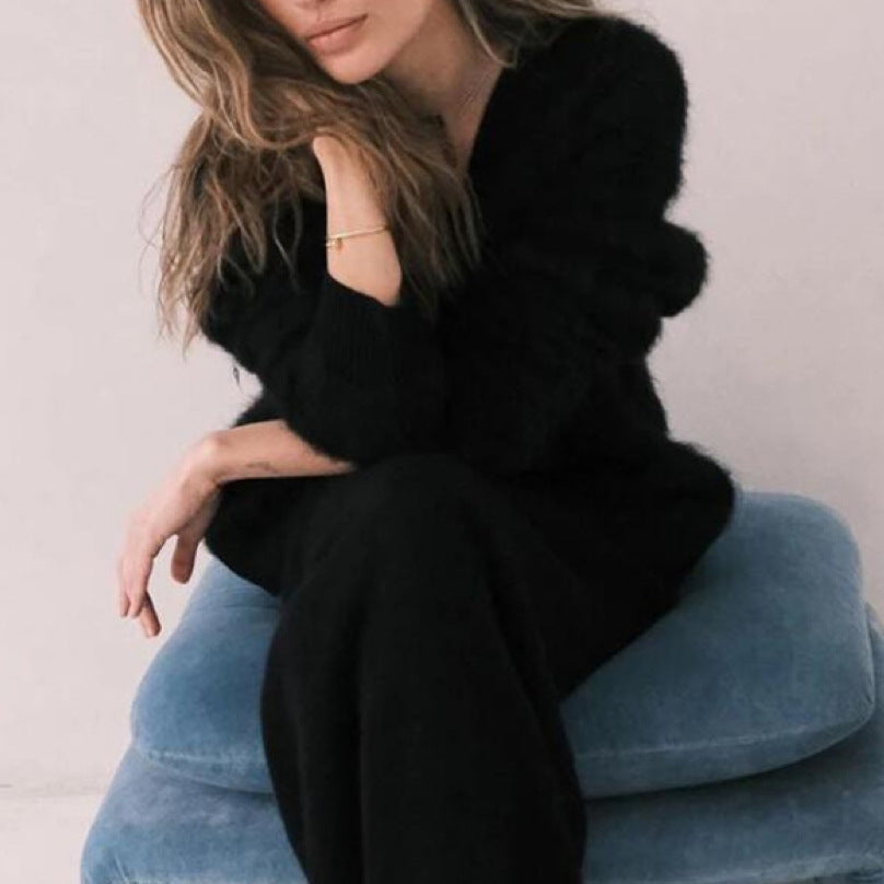 Frida | Yndefuld Oversized Cardigan Dame i Luftig Strik