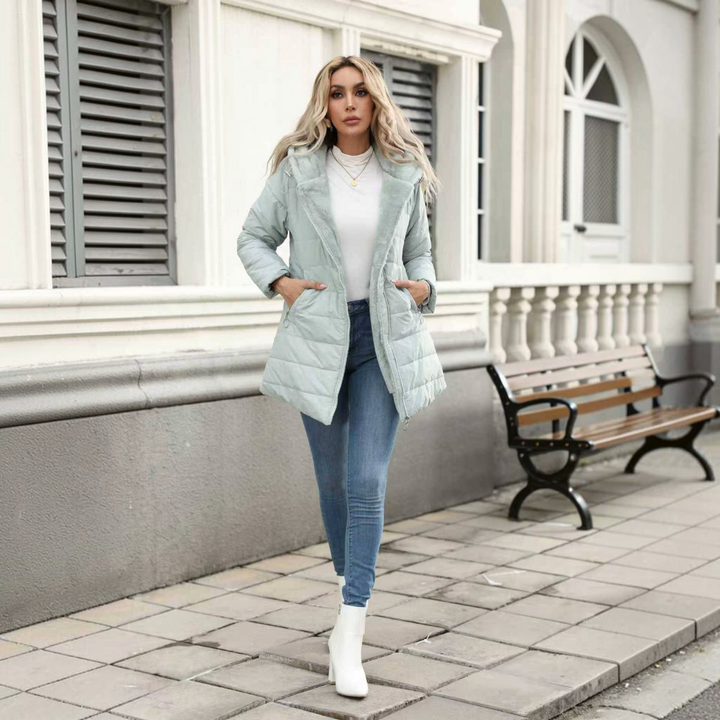 Heather | Chic Long Hooded Puffer Winter Coats