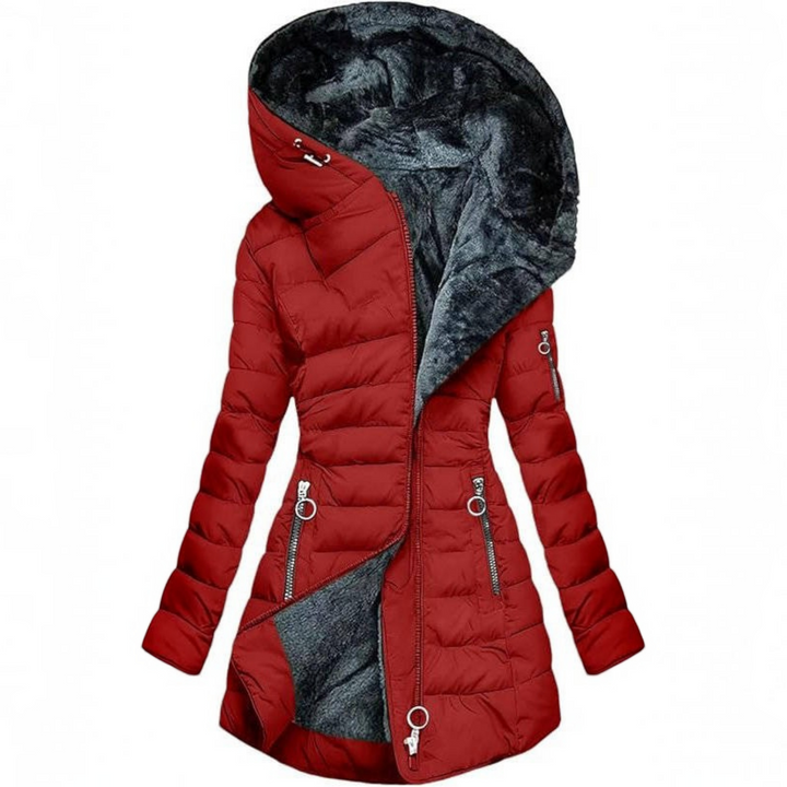 Heather | Chic Long Hooded Puffer Winter Coats