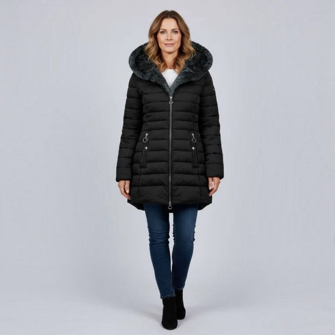 Heather | Chic Long Hooded Puffer Winter Coats