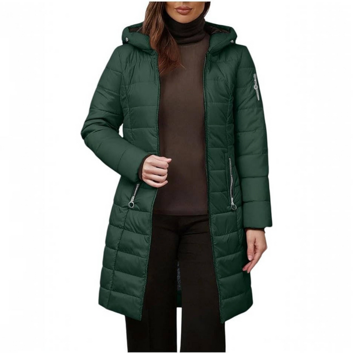 Heather | Chic Long Hooded Puffer Winter Coats
