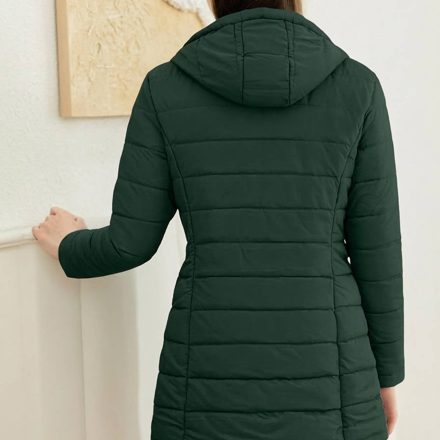 Heather | Chic Long Hooded Puffer Winter Coats