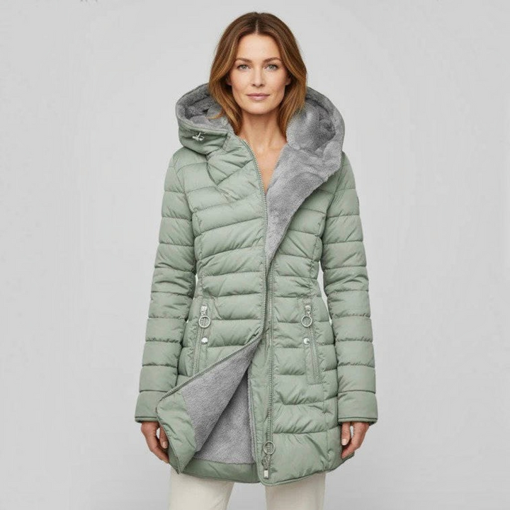 Heather | Chic Long Hooded Puffer Winter Coats