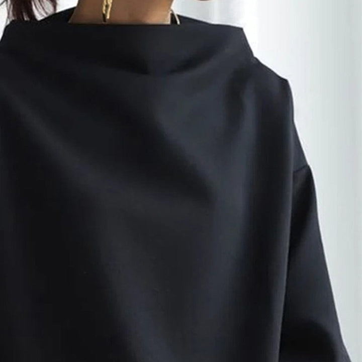 Isabella | Sophisticated Oversized High Neck Sweatshirt