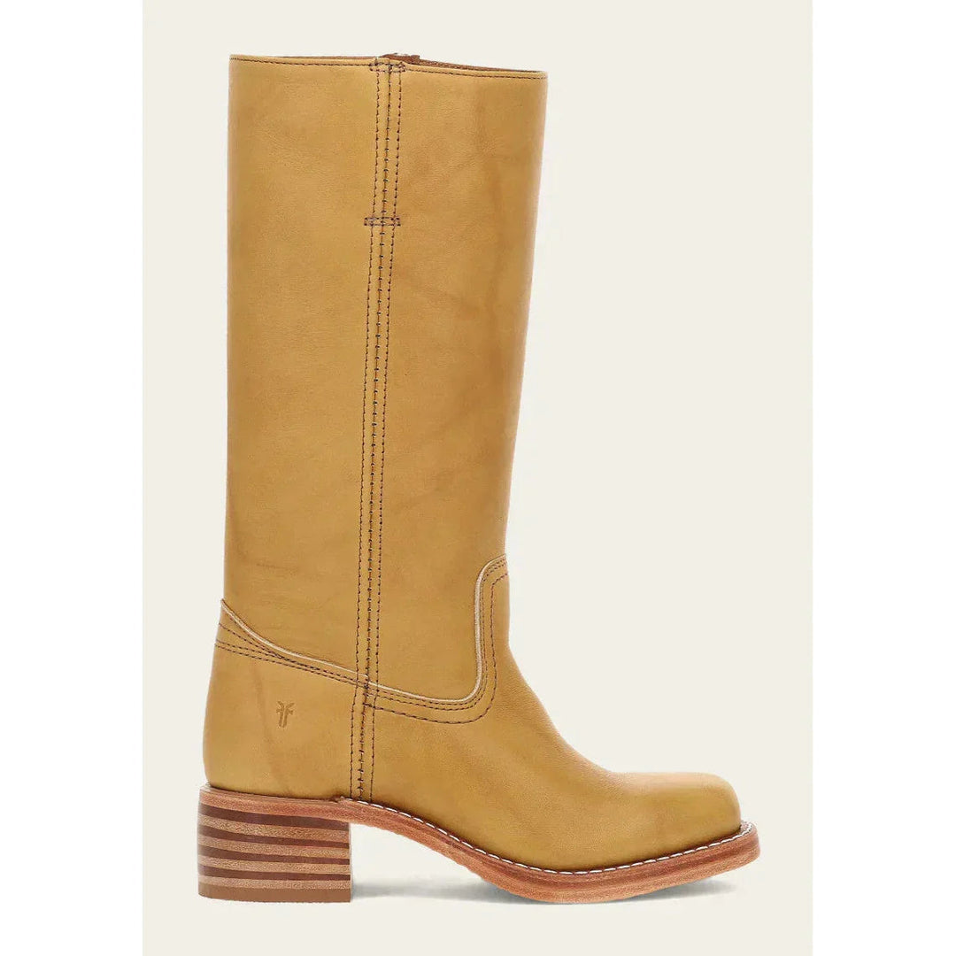 Jean | Polished Square Toe Knee High Riding Boots