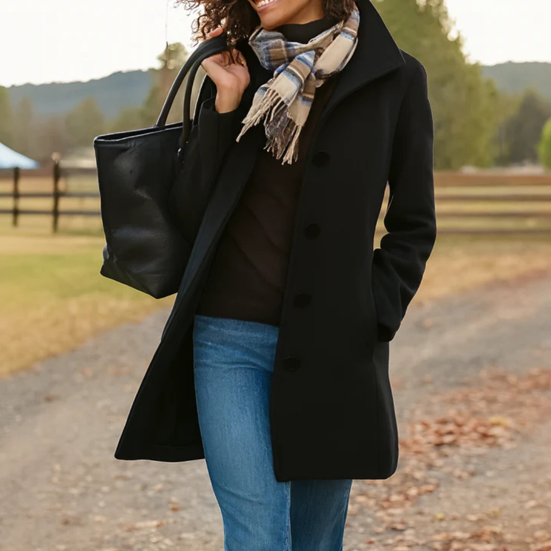 Jean | Timeless Single-Breasted Mid-Length Winter Coat