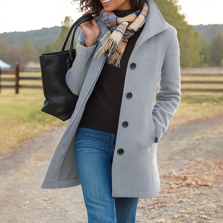 Jean | Timeless Single-Breasted Mid-Length Winter Coat