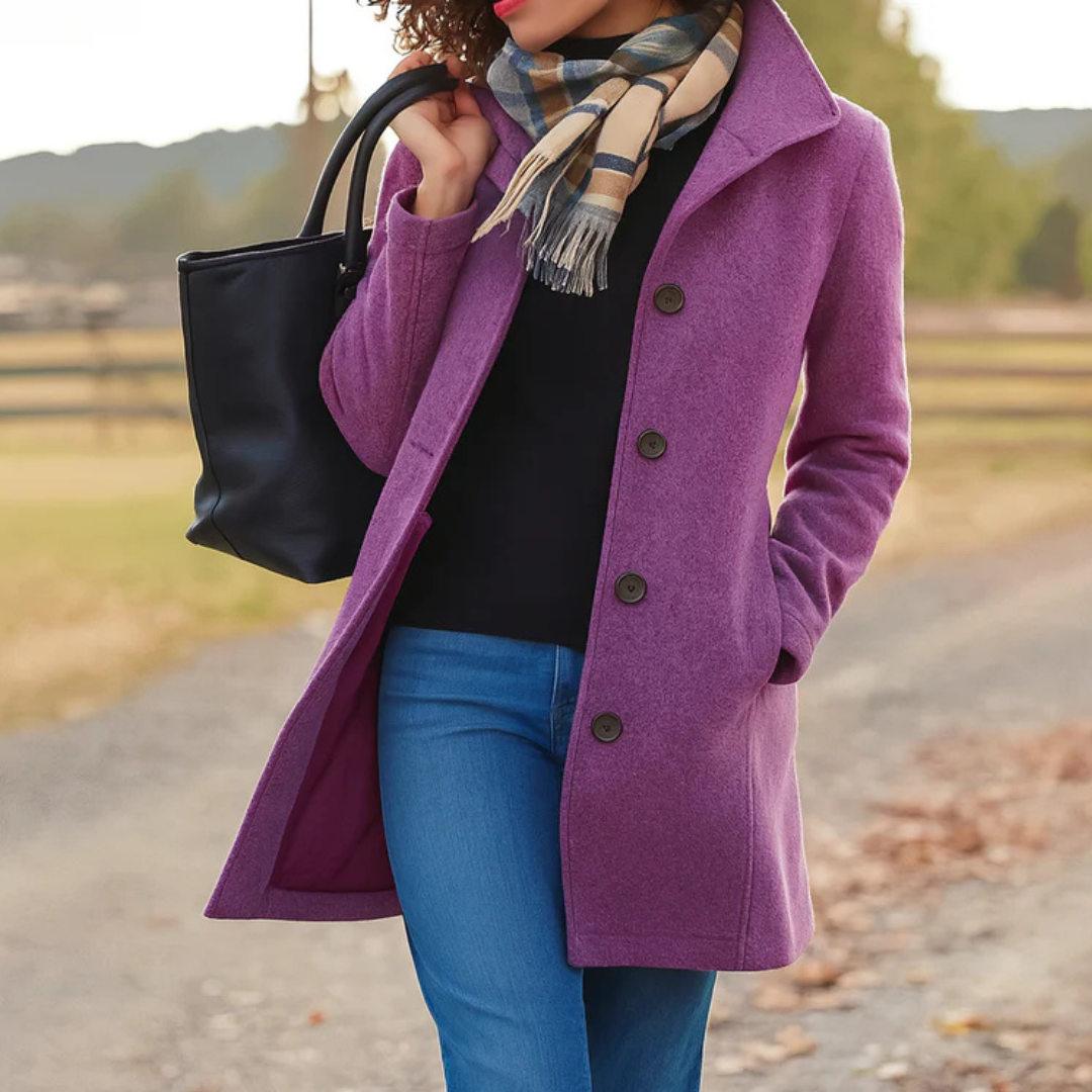Jean | Timeless Single-Breasted Mid-Length Winter Coat