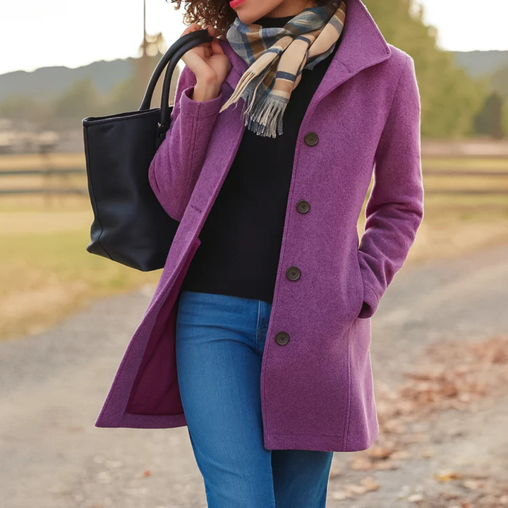 Jean | Timeless Single-Breasted Mid-Length Winter Coat