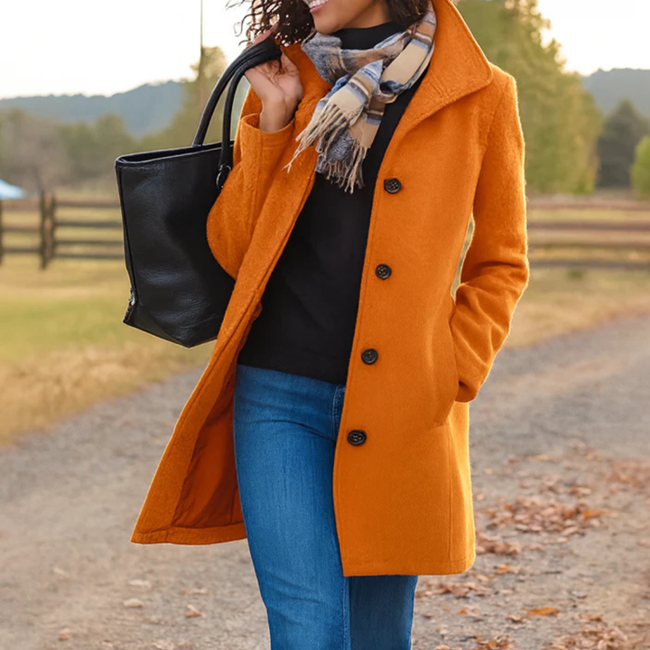 Jean | Timeless Single-Breasted Mid-Length Winter Coat