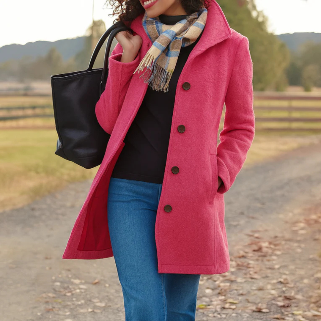 Jean | Timeless Single-Breasted Mid-Length Winter Coat