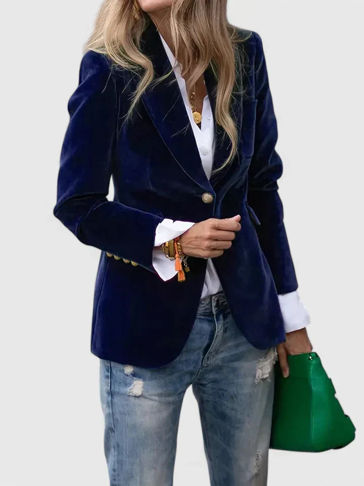 Joyce | Classic Single-Breasted Long Sleeve Tailored Blazer