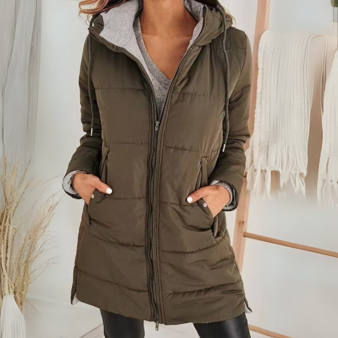 Judith | Graceful Long Hooded Puffer Winter Coats
