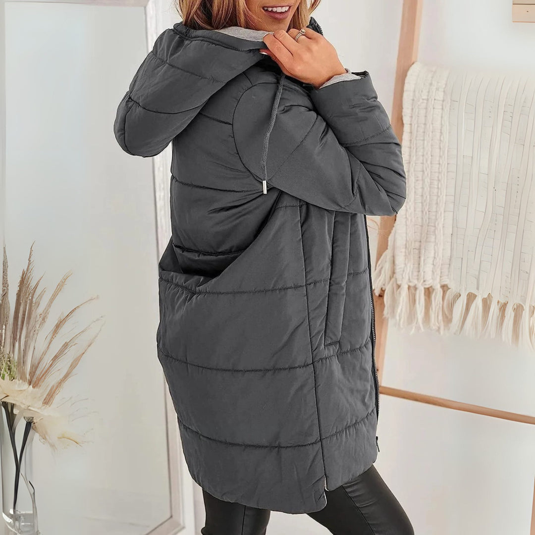 Judith | Graceful Long Hooded Puffer Winter Coats