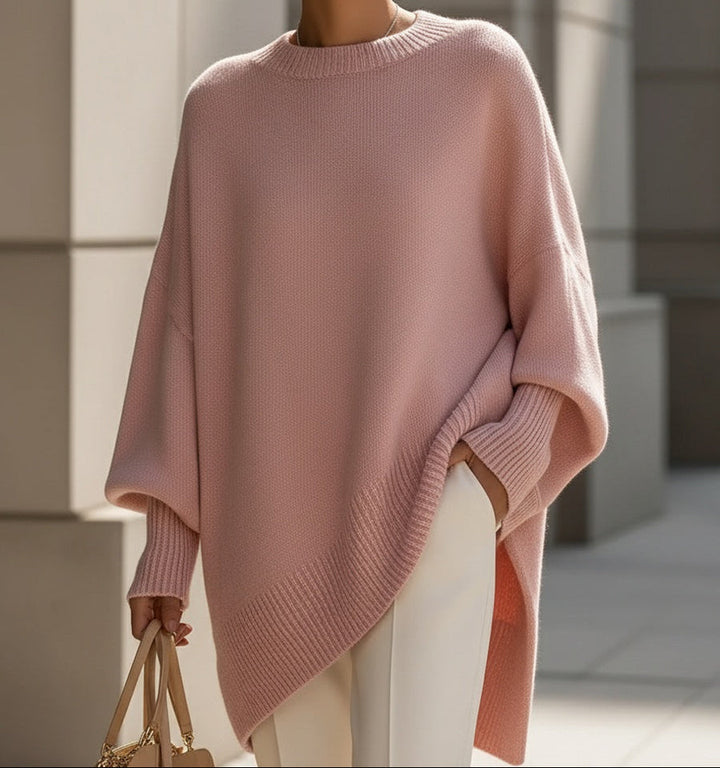 Julia | Effortless Oversized Batwing Knit Sweater