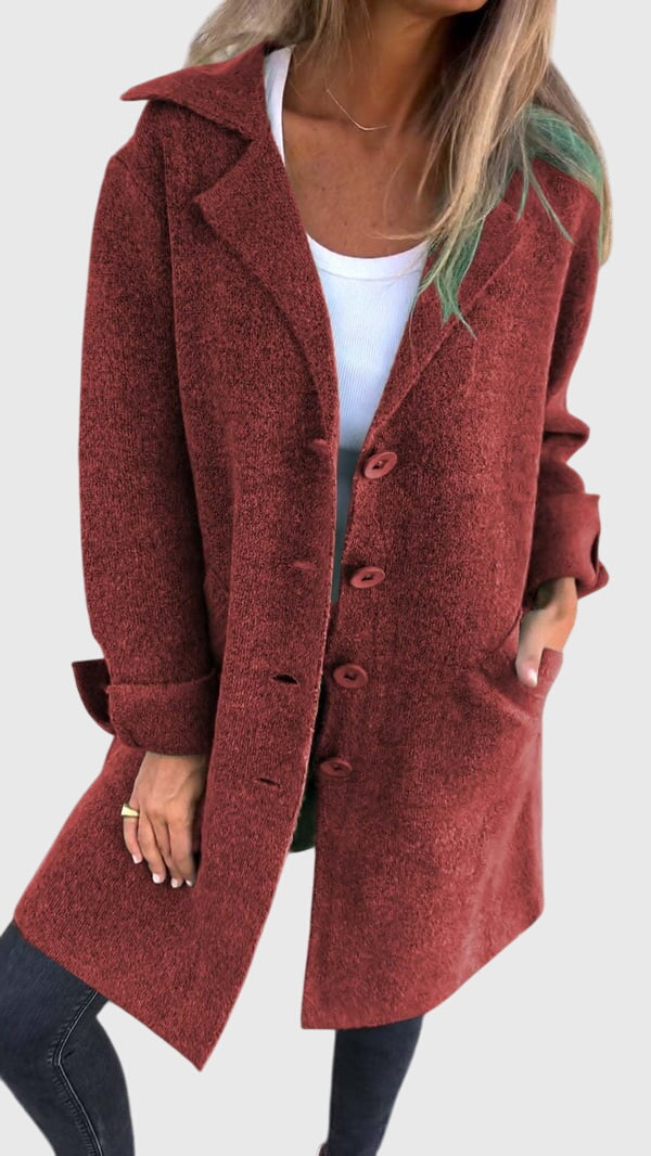 Julie | Relaxed Notched Lapel Longline Blazer