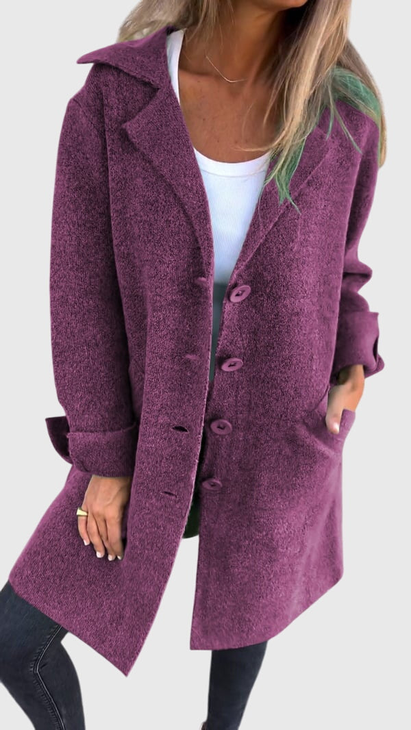 Julie | Relaxed Notched Lapel Longline Blazer
