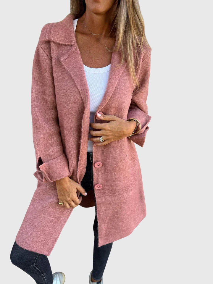 Julie | Relaxed Notched Lapel Longline Blazer