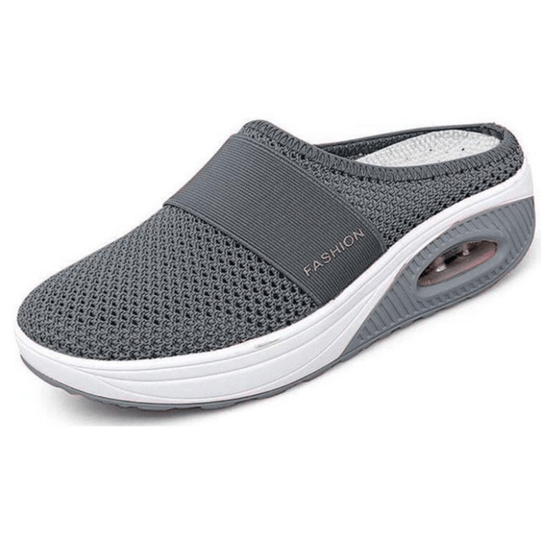Kaja | Raffineret Slip-On Hjemmesko med Luftsål og Mesh-Overdel