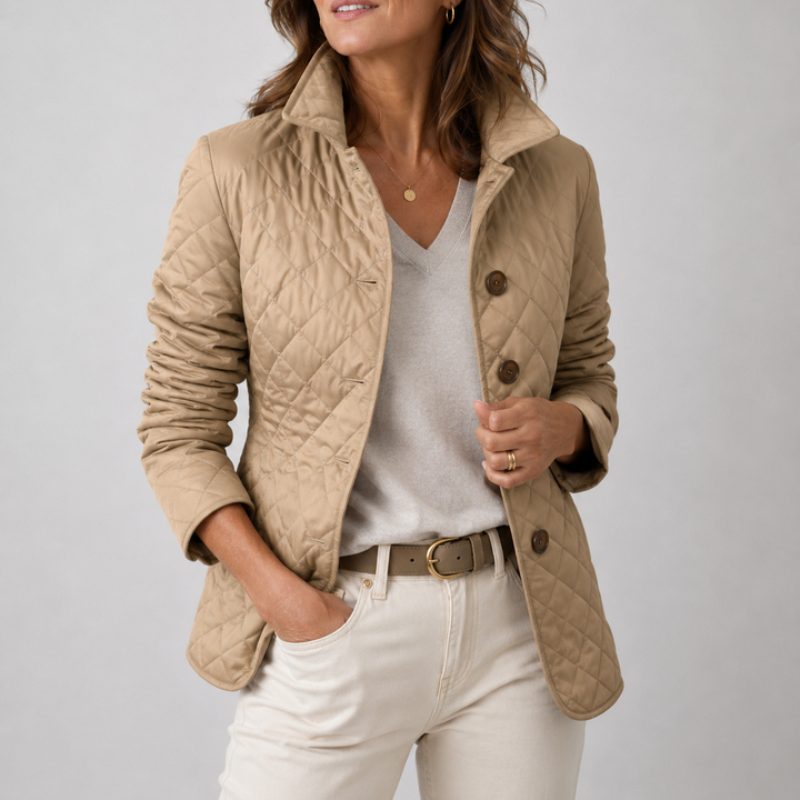 Kathryn | Stylish Lightweight Diamond Quilted Jacket