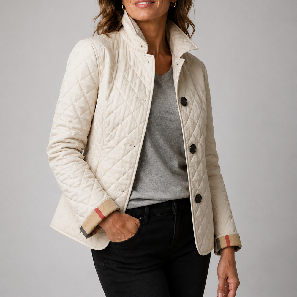 Kathryn | Stylish Lightweight Diamond Quilted Jacket