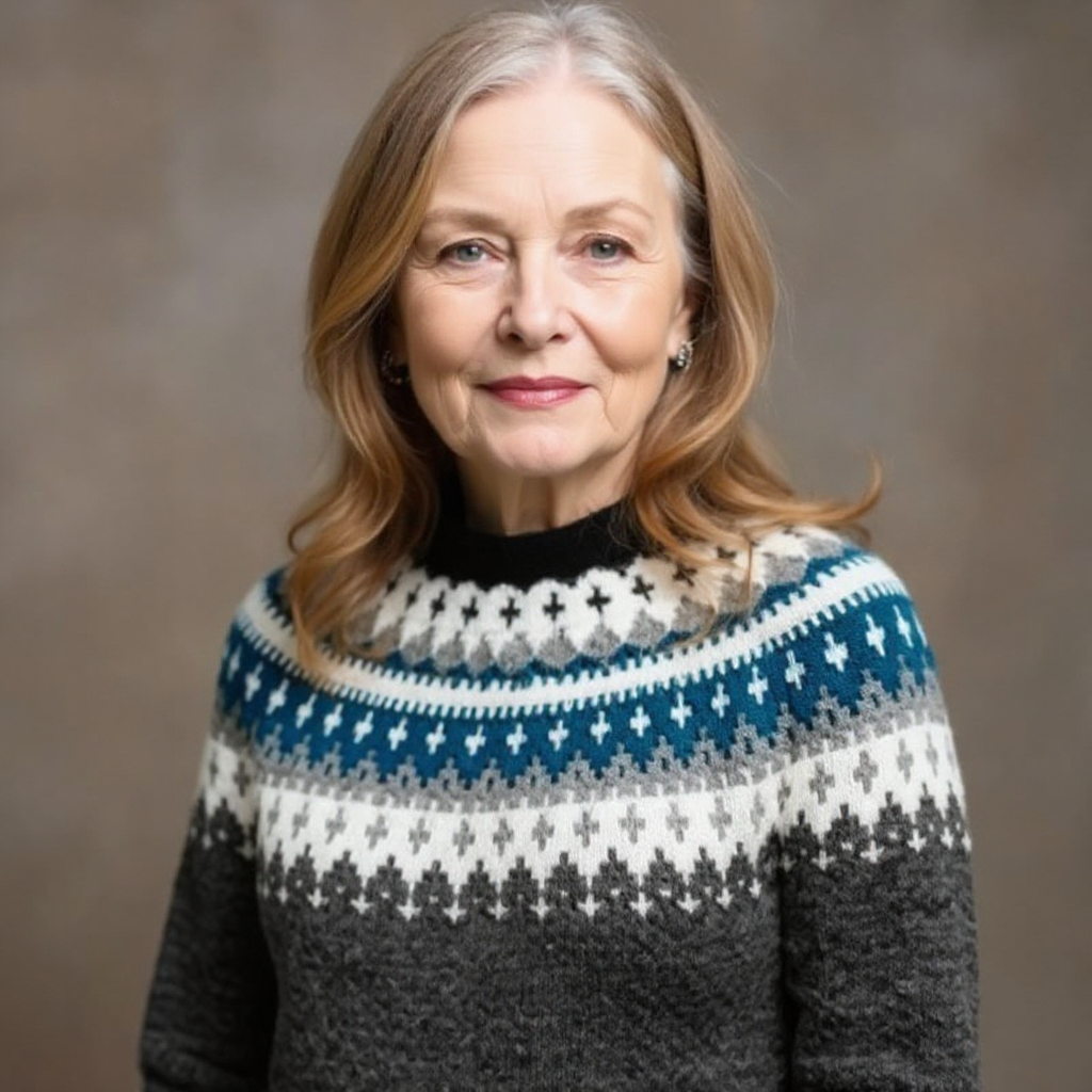 Kayla | Relaxed Fair Isle Tunic Knit Sweater