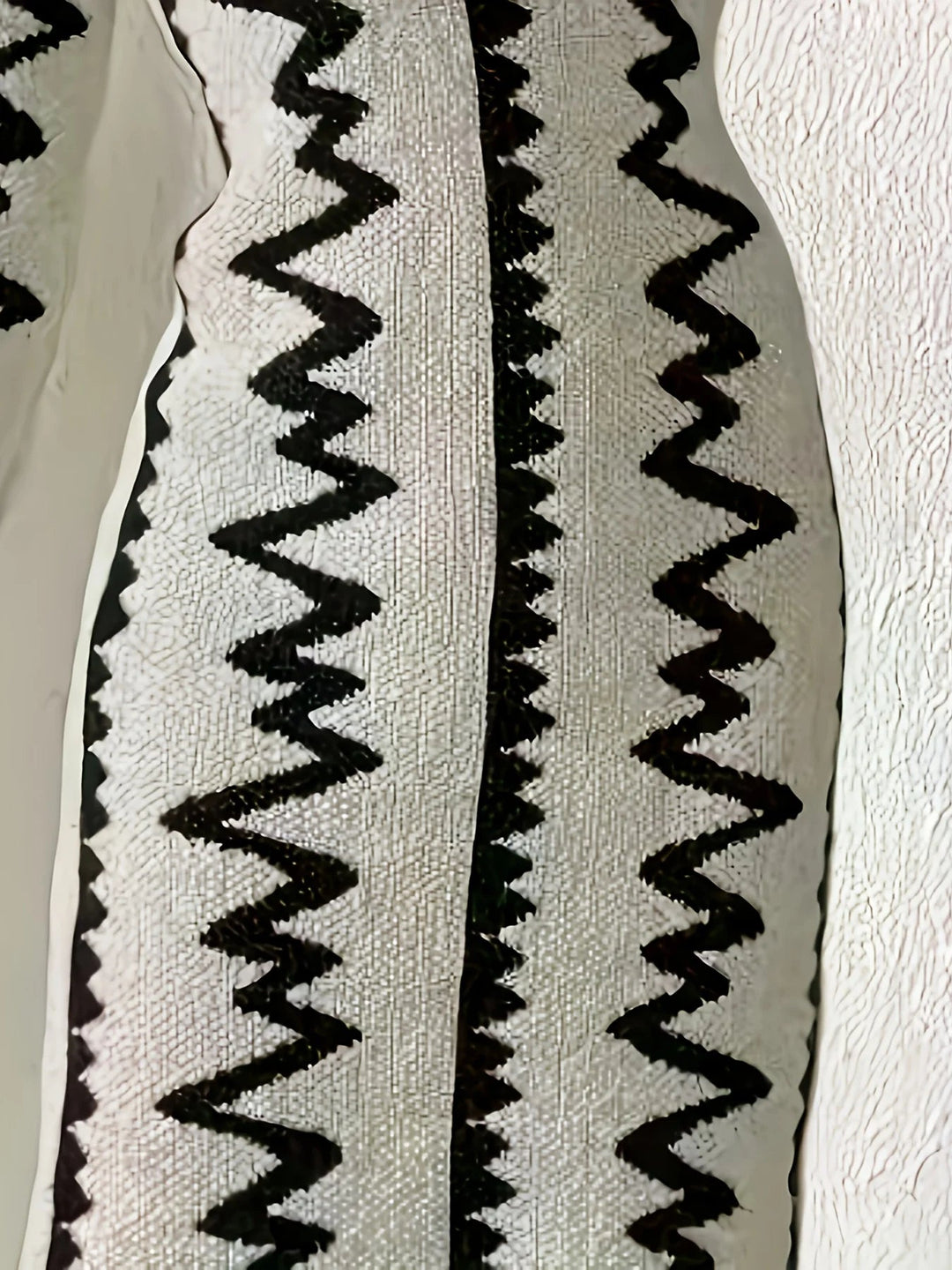 Kelly | Relaxed Zigzag Striped Knit Sweater Dress