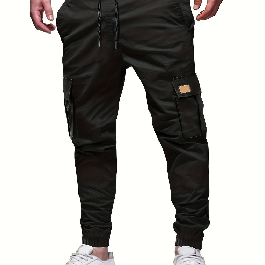 Liam | Klassisk Slim Fit Cargo Bukser med Flaplommer