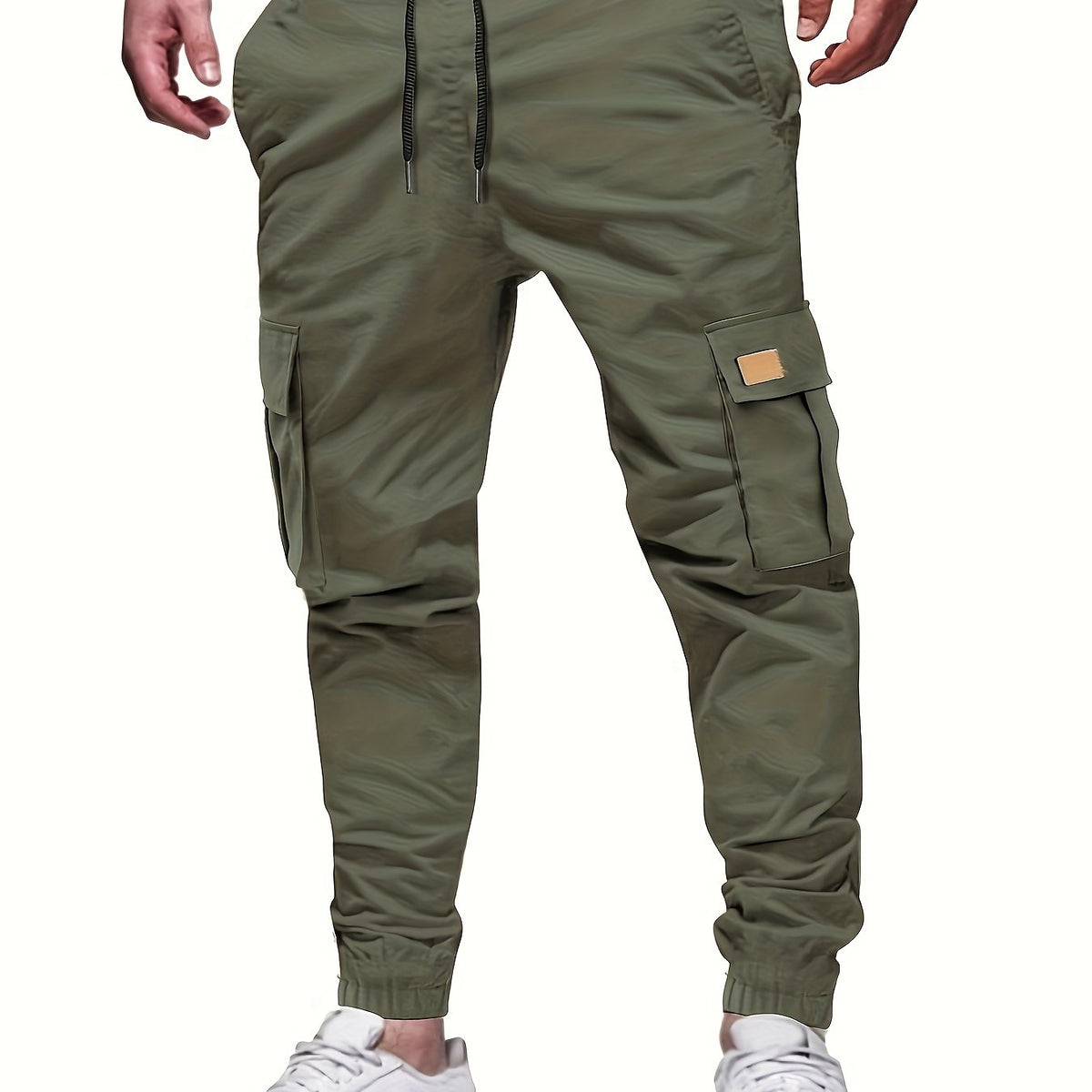 Liam | Klassisk Slim Fit Cargo Bukser med Flaplommer