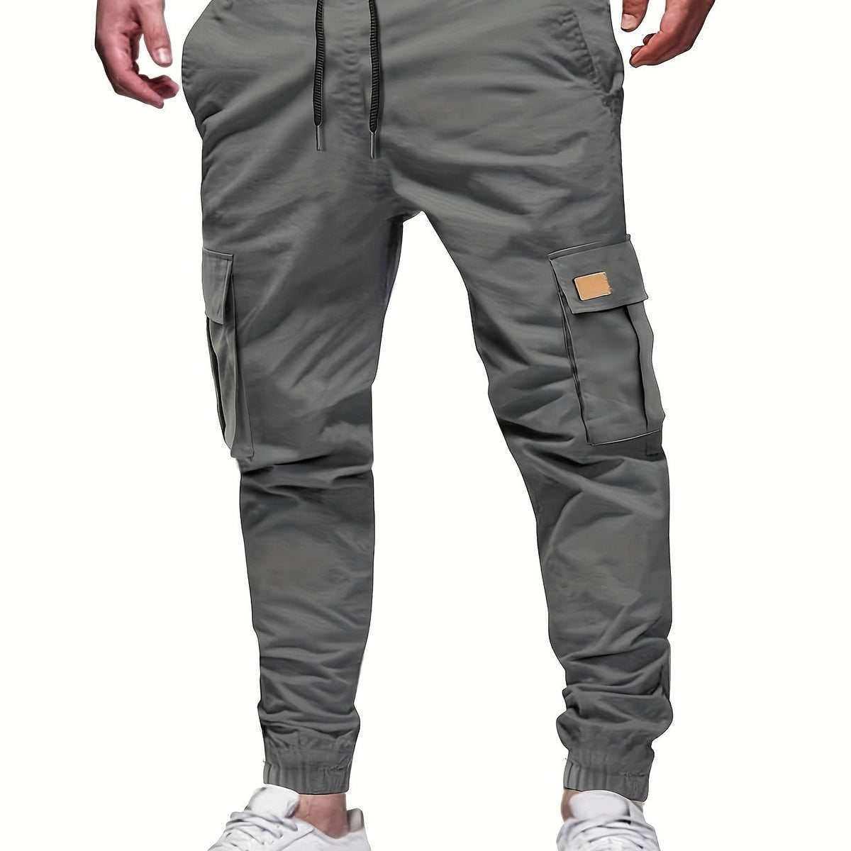 Liam | Klassisk Slim Fit Cargo Bukser med Flaplommer