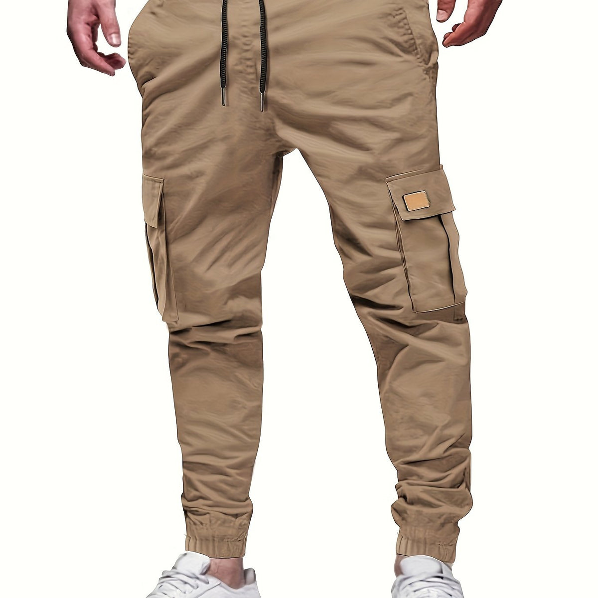 Liam | Klassisk Slim Fit Cargo Bukser med Flaplommer