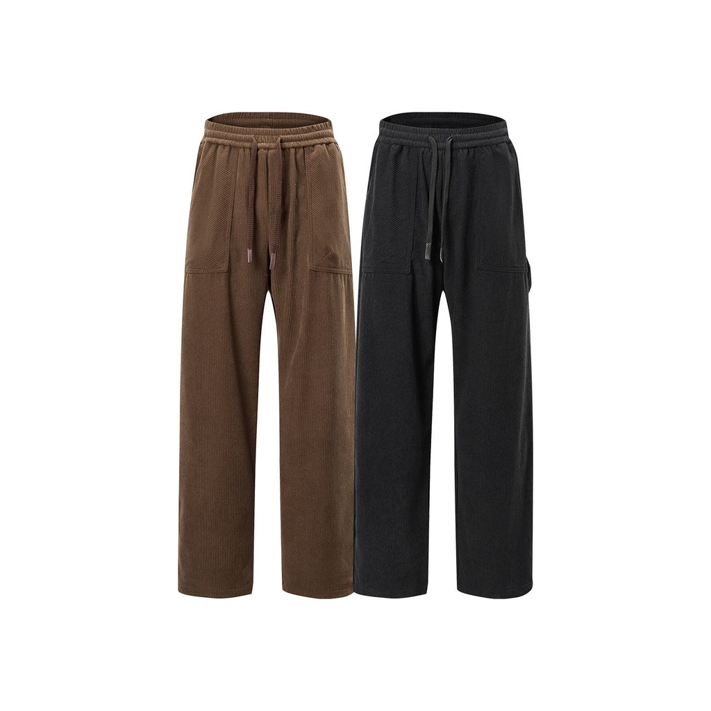 Lily | Hyggelig Wide-Leg Fløjlsbukser Damer med Elastisk Talje