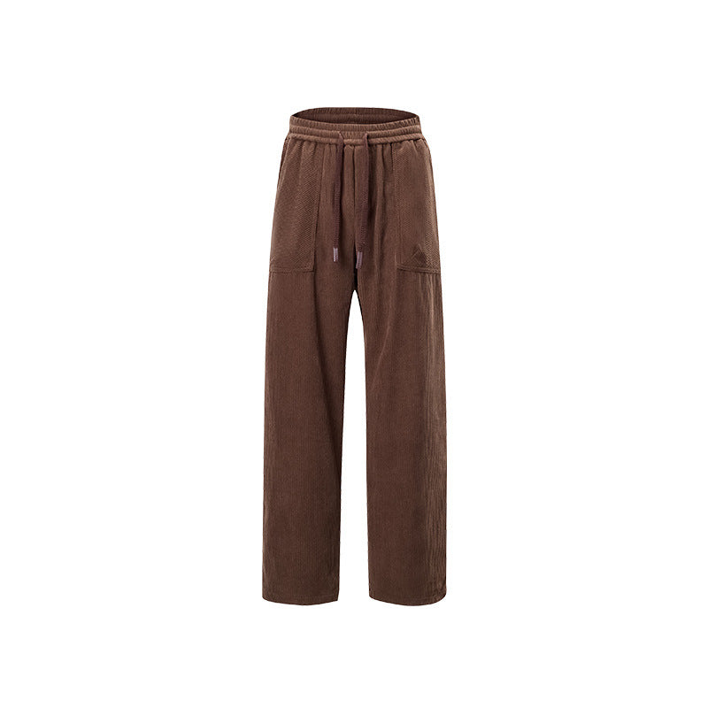 Lily | Hyggelig Wide-Leg Fløjlsbukser Damer med Elastisk Talje