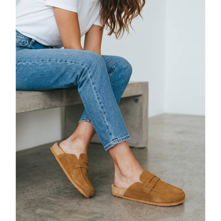 Lisa | Timeless Slip-On Loafer Mule Slippers