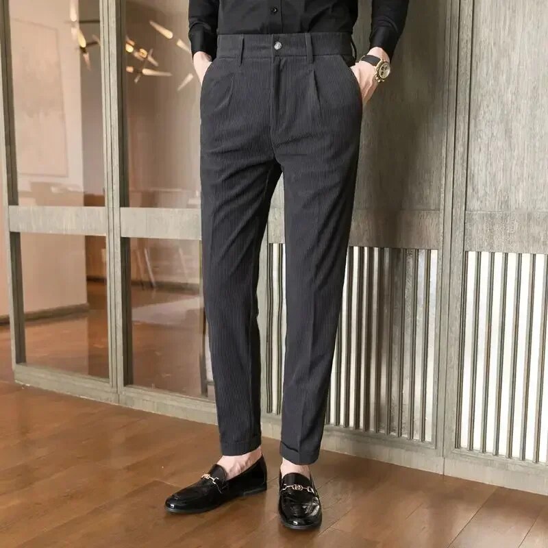 Lucas | Chik Slim Fit Fløjlsbukser Damer & Herre Model