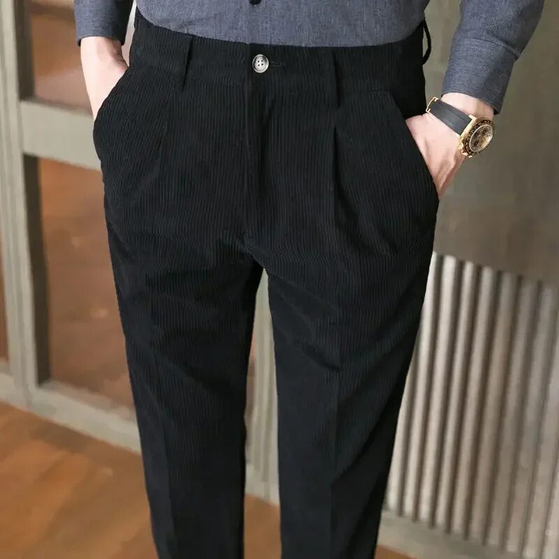Lucas | Chik Slim Fit Fløjlsbukser Damer & Herre Model