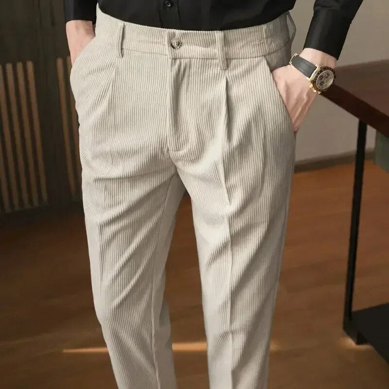 Lucas | Chik Slim Fit Fløjlsbukser Damer & Herre Model