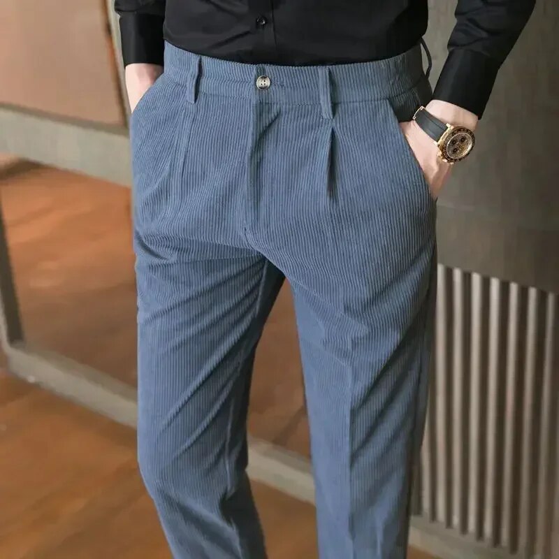 Lucas | Chik Slim Fit Fløjlsbukser Damer & Herre Model