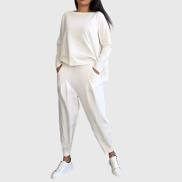 Madison | Cozy Long Sleeve Two-Piece Lounge Set